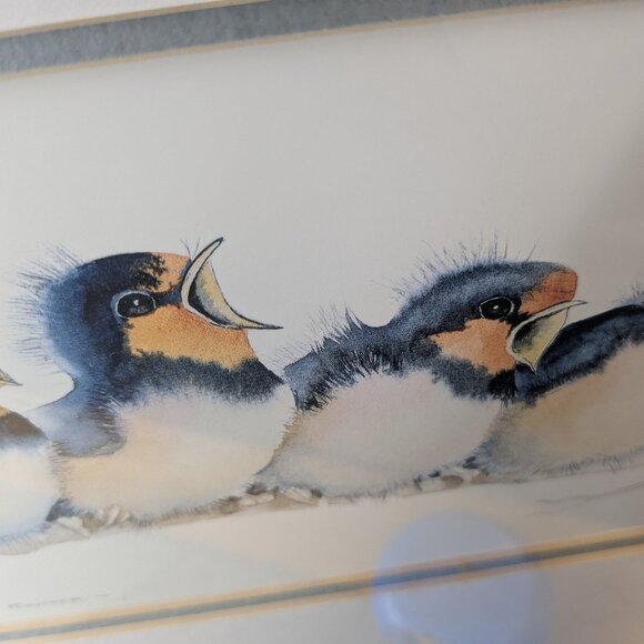 Val Pfeiffers watercolour  "Chorus Line" - Picture 3 of 3